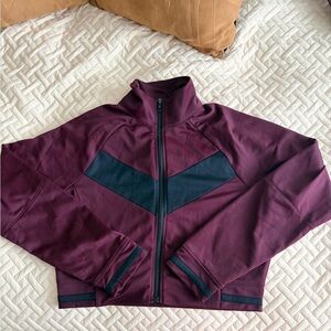 Mono B Maroon and Black Jacket